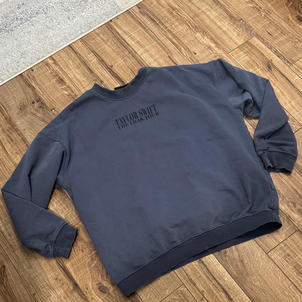 Taylor Swift Women's Navy Crewneck Sweater